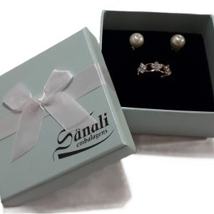 C85 - Estojo Papel Rígido com Laço Tifanny