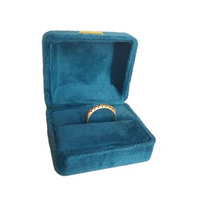 0550 – Estojo Caixinha Embalagem Veludo para Anel/Solitário
